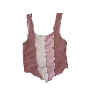 Hollister 3 Tone Pink Tank Top XXS